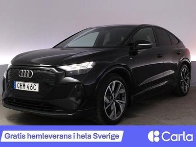 Svart Begagnad 2023 Audi Q4 Sportback e-tron S-Line SUV | 417 990 kr (Bra pris)