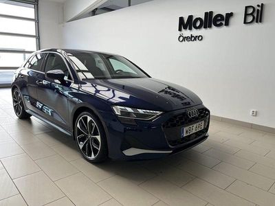 Navarrablå metallic Begagnad 2024 Audi A3 Advanced Plus Sedan | 329 000 kr (Lite dyr)