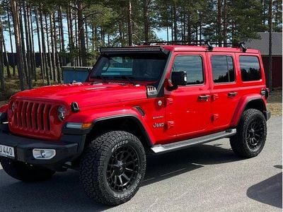 Begagnad Jeep Wrangler Unlimited 272 HK (200 kW) 2018 Röd SUV