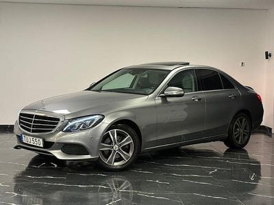 Grå Begagnad 2014 Mercedes C220 Exclusive Sedan | 174 900 kr (Marknadspris)