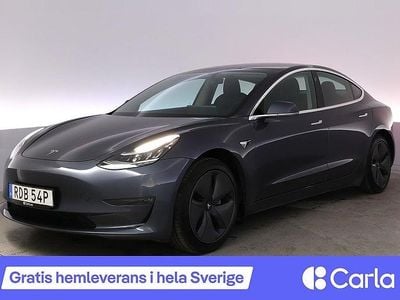 Grå Begagnad 2019 Tesla Model 3 Standard Range Plus Sedan | 222 900 kr (Marknadspris)