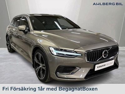 begagnad Volvo V60 Recharge T8 Inscription, Ullklädsel, Motorstolspaket, Teknikpaket, Parkeringskamera 360, Dragkrok halvautomatisk