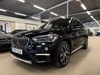Begagnad BMW X1 xLine 190 HK (139 kW) 2016 Svart SUV
