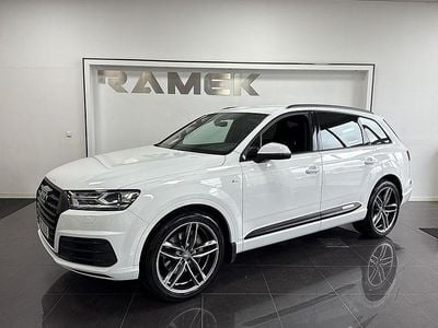 Begagnad Audi Q7 S-Line 218 HK (160 kW) 2018 Vit SUV