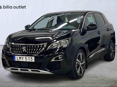 Svart Begagnad 2017 Peugeot 3008 SUV | 129 900 kr (Marknadspris)