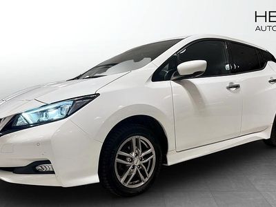 Svart Begagnad 2021 Nissan Leaf N-Connecta Halvkombi | 189 900 kr (Marknadspris)