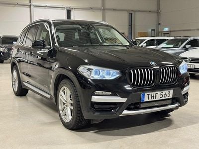 Begagnad BMW X3 Sport Line 190 HK (139 kW) 2018 Svart SUV
