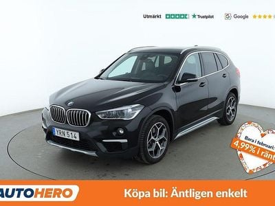Svart Begagnad 2018 BMW X1 SUV | 176 000 kr (Superpris)