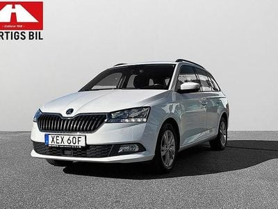 Begagnad Skoda Fabia Style 95 HK (69 kW) 2019 Vit Halvkombi