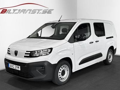 Vit Ny 2025 Peugeot Partner Minibuss | 393 625 kr (Dyr)