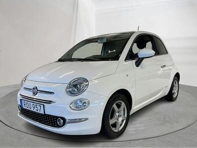 Vit Begagnad 2017 Fiat 500 Lounge | 69 900 kr (Marknadspris)