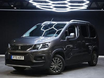 Grå Begagnad 2018 Peugeot Rifter Allure Minibuss | 149 900 kr (Lite dyr)