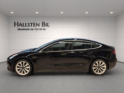Begagnad Tesla Model 3 Long Range AWD 339 kW (462 HK) 2019 Svart Sedan