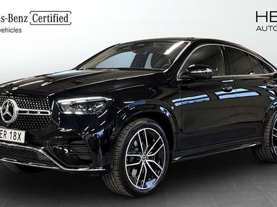 Svart Begagnad 2025 Mercedes GLE350 AMG Line Premium Sportkupé | 989 900 kr (Marknadspris)