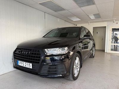 Begagnad Audi Q7 S-Line 272 HK (200 kW) 2018 Svart SUV