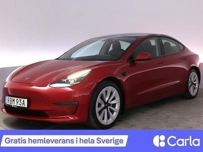 Röd Begagnad 2023 Tesla Model 3 Long Range AWD Sedan | 319 900 kr (Marknadspris)