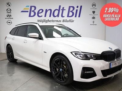 Begagnad BMW 330e M Sport 293 HK (215 kW) 2021 Vit Kombi