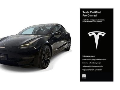 Begagnad Tesla Model 3 Performance 461 kW (627 HK) 2023 Svart Sedan