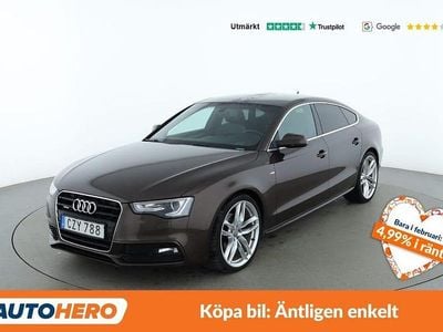 Brun Begagnad 2015 Audi A5 Sportback S-Line Halvkombi | 151 000 kr (Marknadspris)