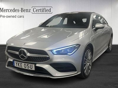 Begagnad Mercedes CLA250 Shooting Brake AMG 218 HK (160 kW) 2023 Silver Kombi