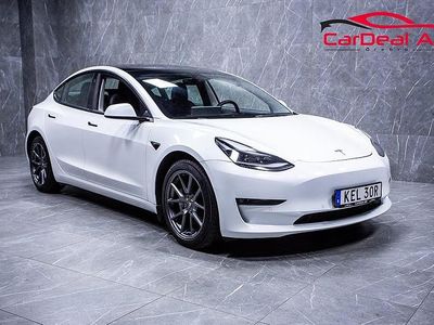 Vit Begagnad 2021 Tesla Model 3 Long Range AWD Sedan | 259 800 kr (Marknadspris)