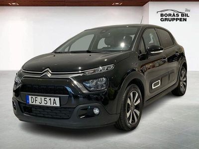 Svart Begagnad 2023 Citroën C3 PureTech Halvkombi | 159 000 kr (Marknadspris)