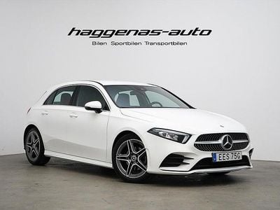 Vit Begagnad 2022 Mercedes A200 AMG Halvkombi | 279 000 kr (Marknadspris)