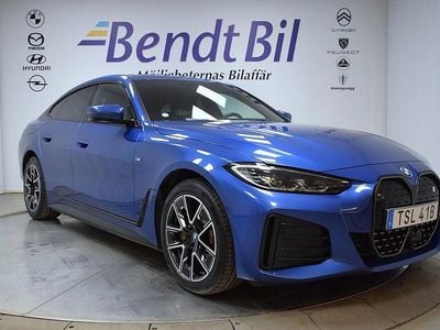 M portimao blue metallic Begagnad 2023 BMW i4 M Sport Sedan | 419 500 kr (Lite dyr)