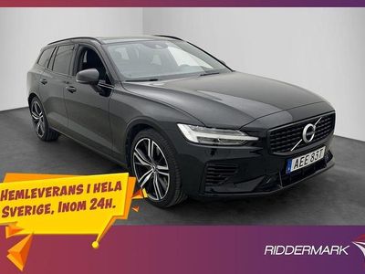 Svart Begagnad 2021 Volvo V60 R-Design Kombi | 364 900 kr (Dyr)