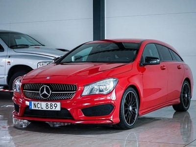 Begagnad Mercedes CLA200 Shooting Brake AMG 156 HK (114 kW) 2016 Röd Kombi