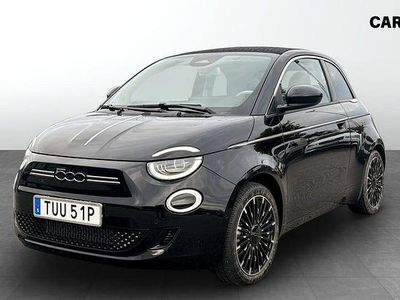 Svart Begagnad 2024 Fiat 500C Cab | 279 900 kr