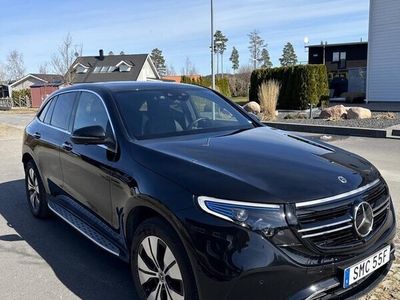 begagnad Mercedes EQC400 AMG line, Premium plus, helläder, dragkrok