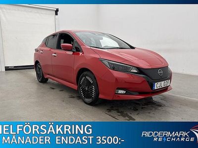 Röd Begagnad 2023 Nissan Leaf 360º Halvkombi | 209 800 kr (Marknadspris)