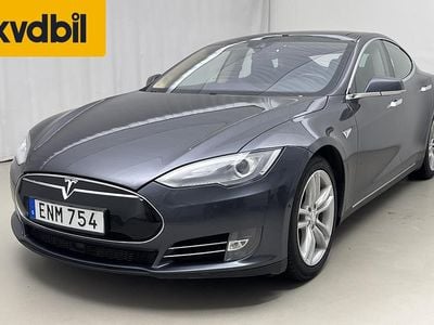 Begagnad Tesla Model S 278 kW (378 HK) 2014 Grå Halvkombi