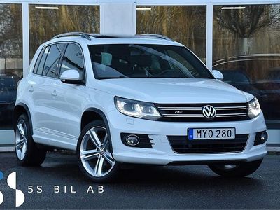 Vit Begagnad 2016 VW Tiguan R-line SUV | 167 900 kr (Superpris)