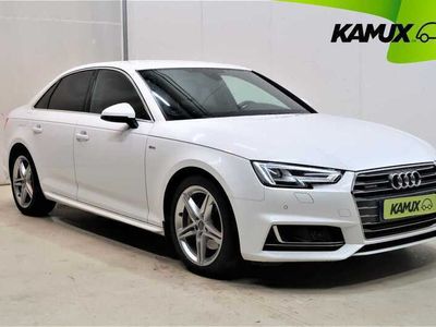 begagnad Audi A4 Quattro 2.0 TDI S-Line PDC fram bak P-Värmare Drag 2018, Sedan