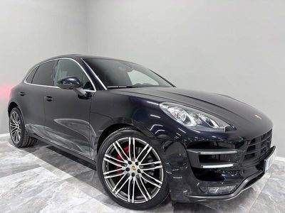 Svart Begagnad 2014 Porsche Macan Turbo SUV | 379 900 kr (Dyr)