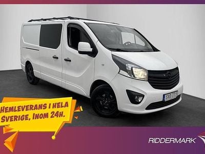 Vit Begagnad 2017 Opel Vivaro Minibuss | 179 800 kr