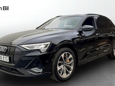 Begagnad Audi e-tron S-Line 300 kW (408 HK) 2020 Mytsvart metallic SUV