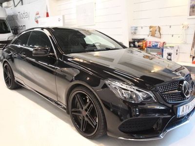 begagnad Mercedes E500 Coupé AMG Sport 408hk Panoramatak 7Troni