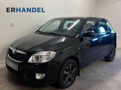 Begagnad Skoda Fabia Ambiente 86 HK (63 kW) 2008 Svart Halvkombi