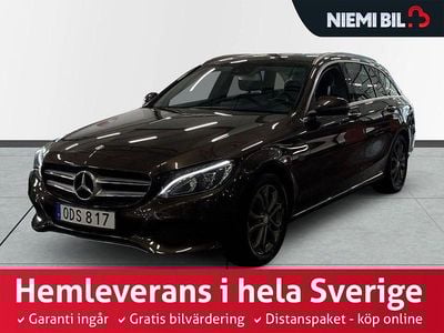 Mörkbrun Begagnad 2016 Mercedes C220 Avantgarde Kombi | 174 900 kr (Marknadspris)