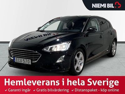 Begagnad Ford Focus Titanium 125 HK (91 kW) 2018 Svart Halvkombi