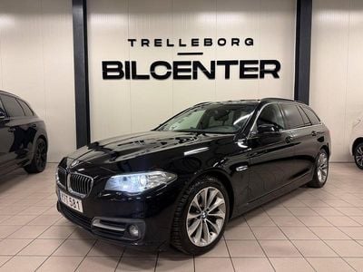 Svart Begagnad 2016 BMW 520 Kombi | 159 900 kr (Marknadspris)