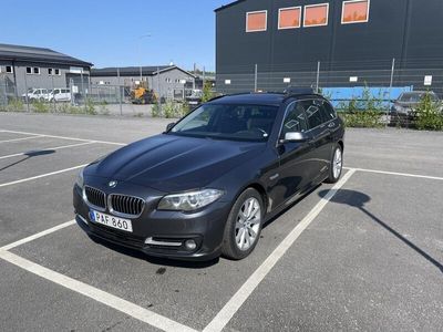 begagnad BMW 520 d X-drive M-ratt, panorama, H&K, Drag