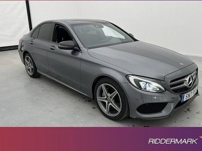 begagnad Mercedes C220 C220 Benzd 4M AMG Night Pano Burmester Drag 2018, Sedan