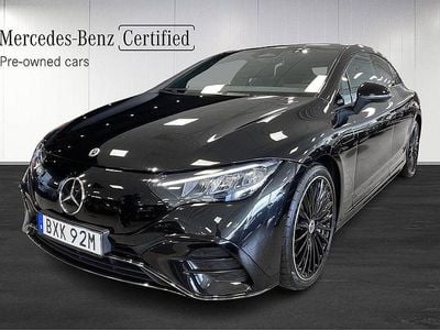 Begagnad Mercedes EQE350 AMG line 215 kW (293 HK) 2024 Svart Sedan