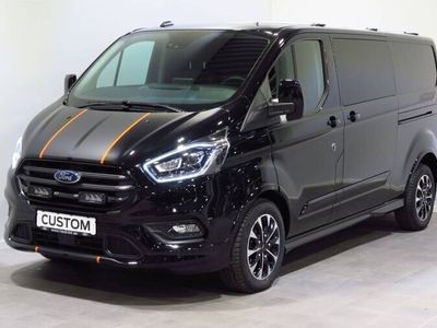 begagnad Ford Transit Custom Sportvan 170 aut Custom Sport Hedin Edition Dubbelhytt 2023, Transportbil