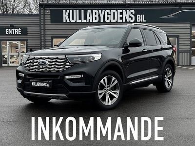 Begagnad Ford Explorer Hybrid Platinum 457 HK (336 kW) 2020 Svart SUV