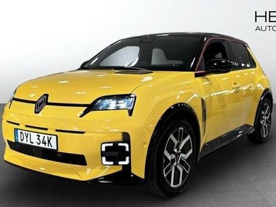 Ny Renault R5 Iconic 110 kW (150 HK) 2025 Gul Halvkombi